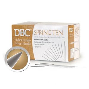 DBC Korean Acupuncture Needles, Bulk 10 Spring Handle