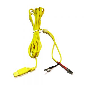 Small Alligator Clip / Wire with Rectangle Plug