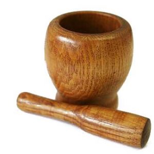 Solid Wood Herb Mixer - Durable and Inexpensive